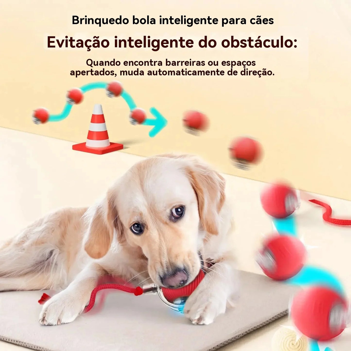 Bolinha Interativa para Cães e Gatos